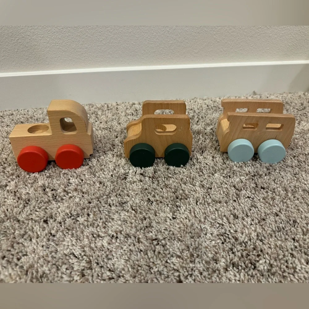 Hearth & Hand Wooden Cars - Picture 1 of 1